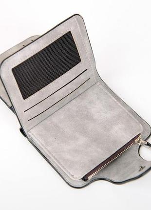 Женский кошелек baellerry forever mini ( серый)4 фото
