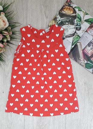 Туника в сердечки 3-4 года tu