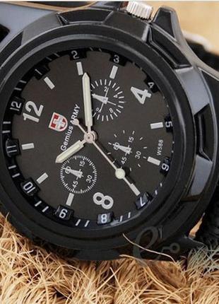 Чоловічі армійські наручний годинник swiss army black2 фото