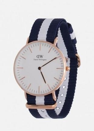 Годинник daniel wellington ( white blue )