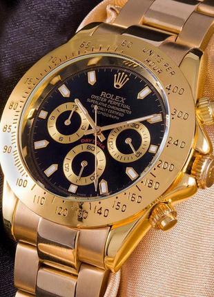 Годинник в стилі rolex daytona ( black )