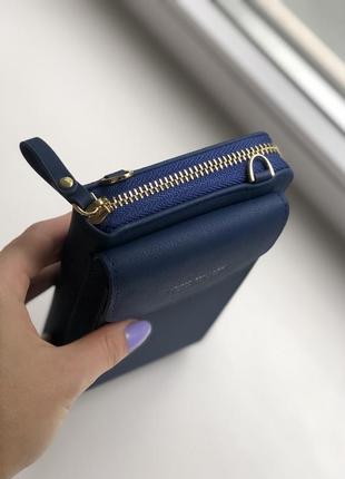 Жіноча сумочка-гаманець baellerry forever young dark blue2 фото
