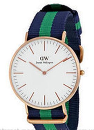 Часы daniel wellington ( green blue )