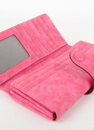 Жіноче портмоне baellerry magic style ( темно-рожевий )4 фото