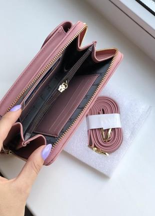 Жіноча сумочка-гаманець baellerry forever young pink4 фото
