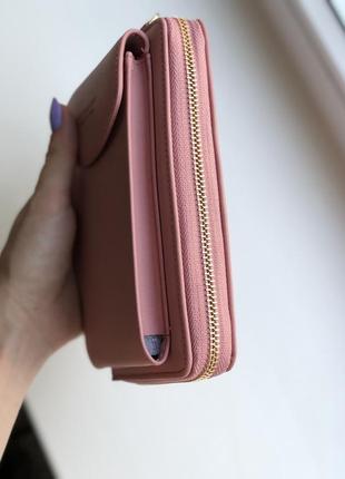 Жіноча сумочка-гаманець baellerry forever young pink2 фото