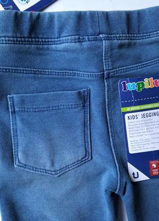 2-4 года джегинсы для девочки lupilu джинсовые штаны легинсы лосины гамаши штаники джинсы4 фото