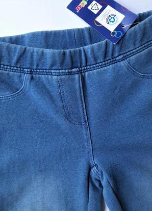 2-4 года джегинсы для девочки lupilu джинсовые штаны легинсы лосины гамаши штаники джинсы3 фото