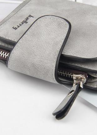 Женский кошелек baellerry forever mini серый6 фото