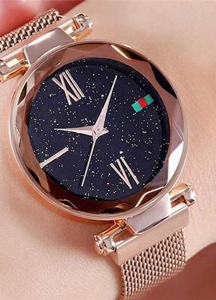 Женские наручные часы starry sky watch gold