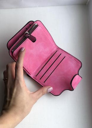 Женский кошелек baellerry forever mini розовый6 фото