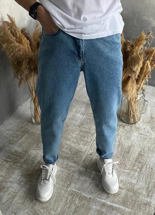 Чоловічі джинси мом (вільного крою)6 фото