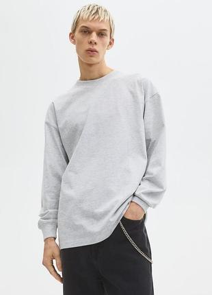 Кофта серая h&m