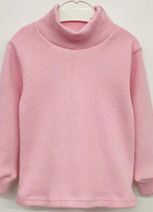 Теплий гольф дитячий рубчик начіс від 98 до 146 см тепла водолазка