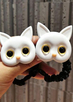 Резинка для волосся чорна/біла