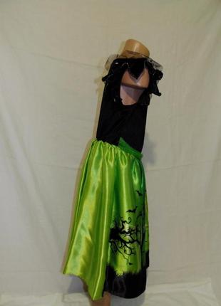 Карнавальное платье волшебницы,ведьмы, на 9-10 лет3 фото