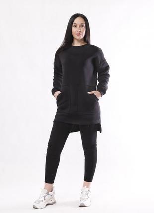 Теплое женское платье