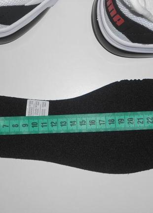 Белые мужские кроссовки puma размер us 9.5 eu 42.5 стелька 27.5 см7 фото