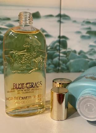 Elizabeth arden blue grass рідкість vintage колекційний набір flower mist cologne та dusting powder пудра5 фото
