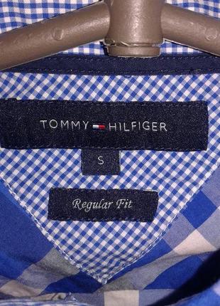 Шикарная рубашка в клетку tommy hilfiger4 фото