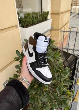 Жіночі молодіжні шкіряні кросівки nike air jordan 🆕 високі джордани