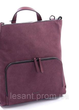 Рюкзак сумка  женский picsrd бордовый