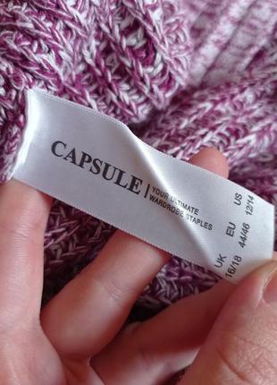 Вязаное оверсайз платье бренда capsule3 фото