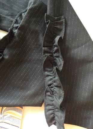 Брюки, брюки в полоску, брюки укороченные, h&m5 фото