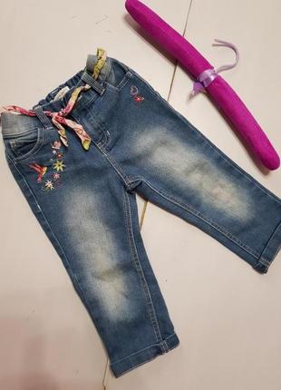 Модные джинсы на девочку 3 года