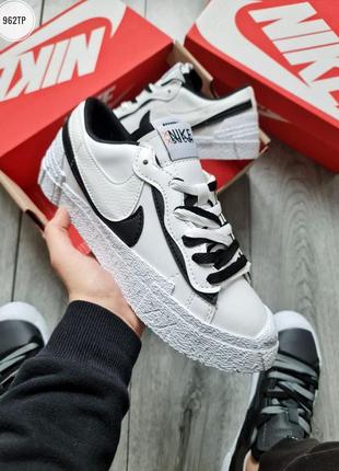 Мужские кроссовки nike blazer sacai low / smb