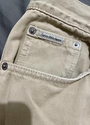 Джинси calvin klein штани прямі висока посадка6 фото