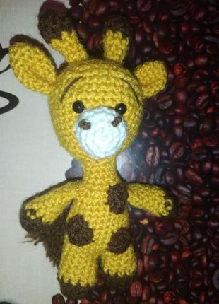 Іграшка ручної роботи жирафка "мія"