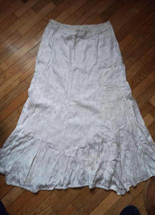 Белая коттоновая юбка фирмы sandwich1 фото