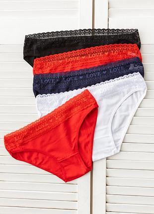 Набор женских трусиков недельок - 5 шт - 513007