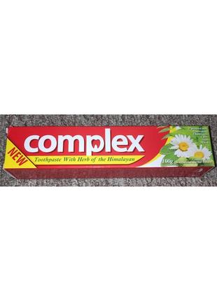 Зубна паста complex з гімалайськими травами 100 g.