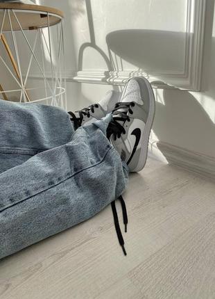 Кросівки nike air man jordan 1 Match mid light smoke grey
