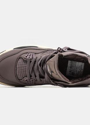 Кросівки чоловічі nike air Obsidian jordan 4 x a ma maniére2 фото