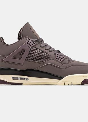 Кросівки чоловічі nike air Obsidian jordan 4 x a ma maniére8 фото