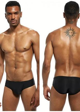 Чорні бавовняні труси бріфи, трусики