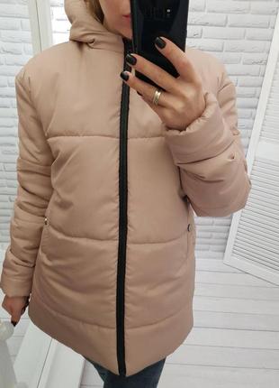 Aiza куртка парка пуховик а070 женская зимняя теплая7 фото