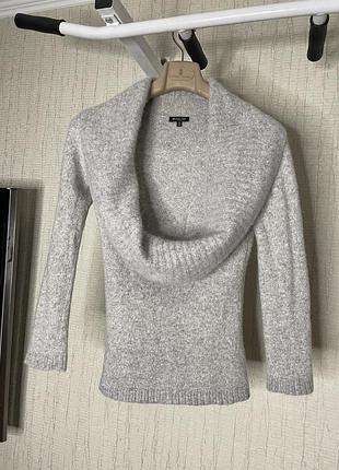 Свитер кофта хомут massimo dutti ангора шерсть