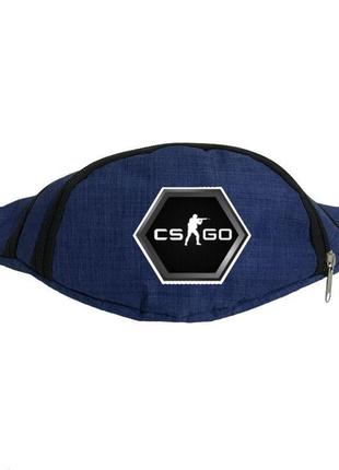 Сумка бананка cs go counter-strike (csgo-001) синий