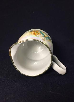 Вершківник молочник порцеляновий позолота зі сплавкою вінтаж н1127