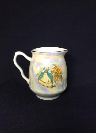 Вершківник молочник порцеляновий позолота зі сплавкою вінтаж н1127