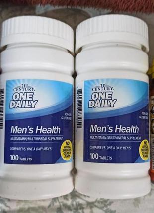 One daily мужские витамины, минералы, сша, мультивитамины для мужчин, 100 табл2 фото