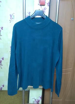 Класний фірмовий смарагдовий светр гольф водолазка bonmarche р. xl/xxl (комбоджия)