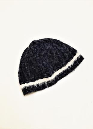 Зимова вовняна шапочка сіра на хлопчика 3-9років бренд acer польща2 фото