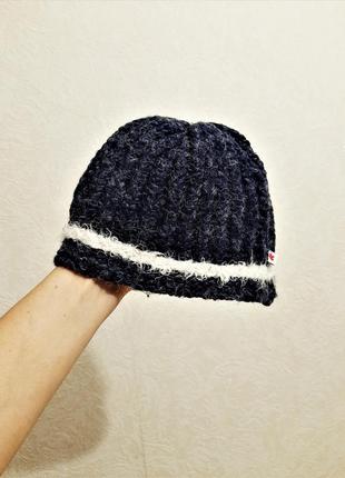 Зимова вовняна шапочка сіра на хлопчика 3-9років бренд acer польща4 фото