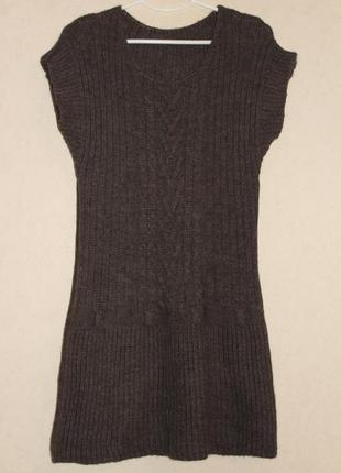 Теплое платье туника