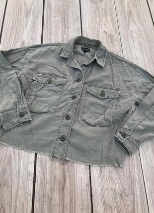 Top shop куртка джинсовую жакет zara накидка піджак h&m укорочённая стильная актуальная тренд1 фото